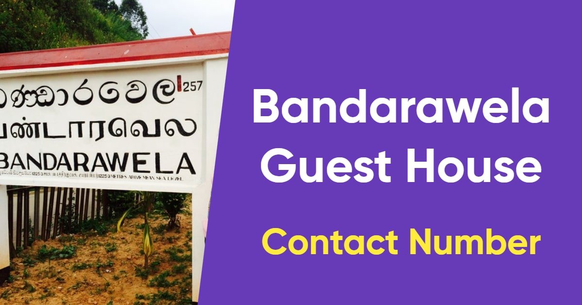 Bandarawela Guest House Contact Number