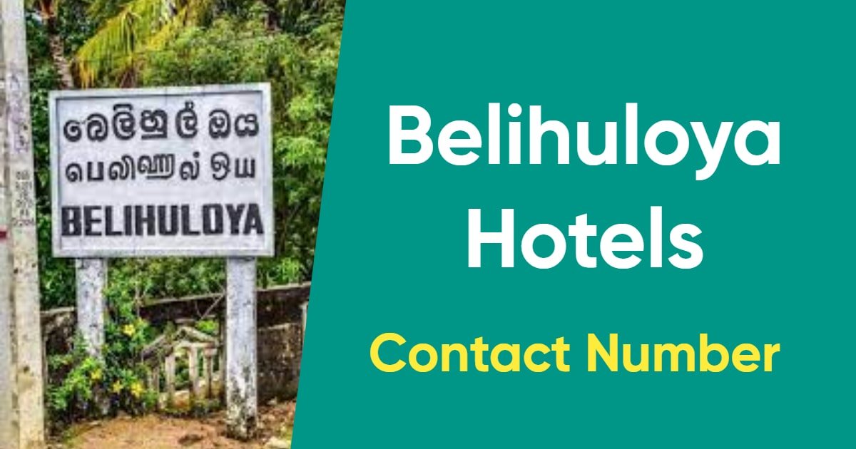 Belihuloya Hotels Contact Number