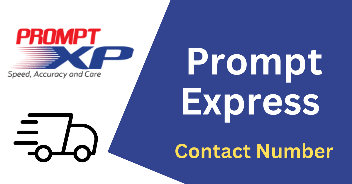 Prompt Express Contact Number for services, tracking a shipment