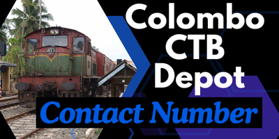 Colombo CTB Depot Contact Number